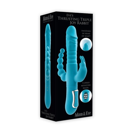 A Triple Rabbit Vibrator That Thrusts