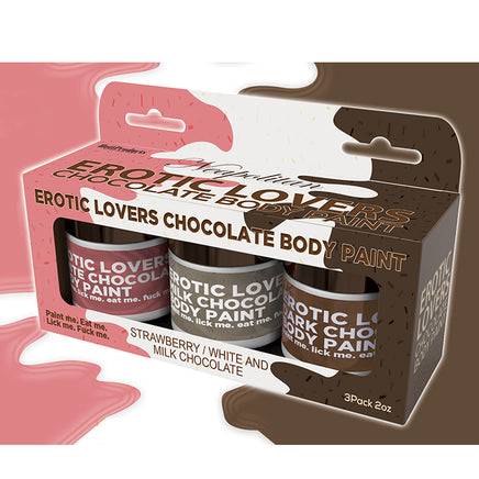 Erotic Body Paints - Neopolitan Flavors