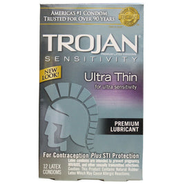 Trojan Ultra Thin - Thinner Condoms - 12 pack