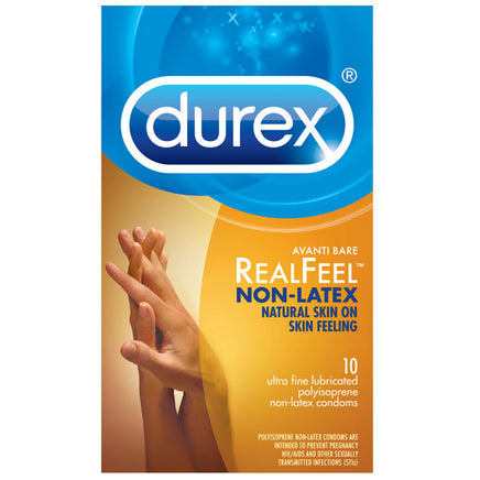 Durex Avanti - Non-Latex Condoms - 10 pack