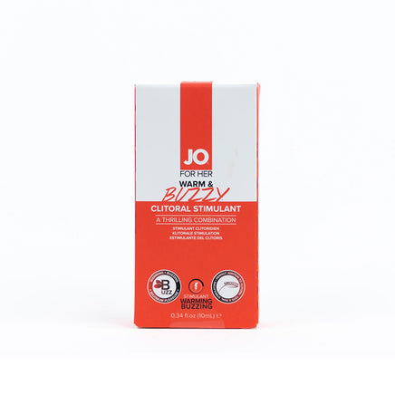 Warm & Buzzy Clitoral Stimulant by System Jo - 10 ml