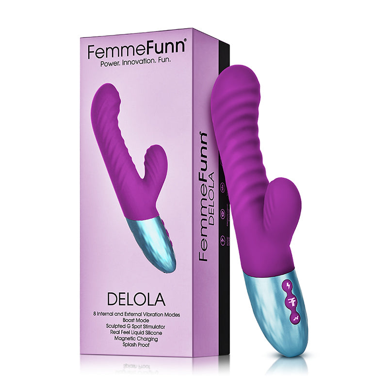 This Dual Density Vibrator Has A More Realistic Feel - FemmeFunn Delol