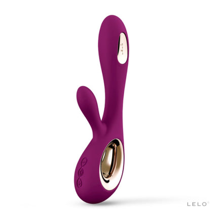 LELO SORAYA WAVE - Luxury Rabbit Vibrator - Deep Rose