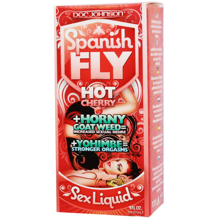 Spanish Fly - Cherry Flavored Hot Lube - 1 oz.