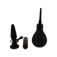 Enema and Vibrating Butt Plug Kit - They Go Together Better Than You'd Expect