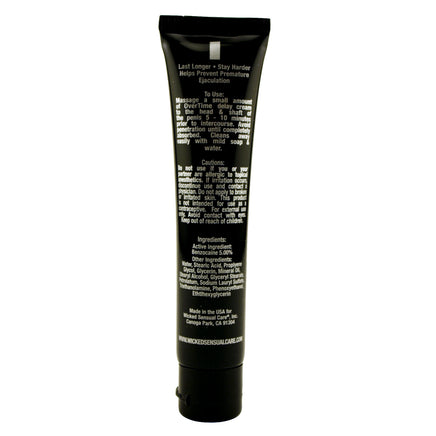 Overtime Delay Cream Ingredients