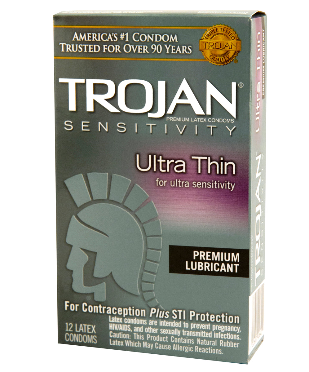 Trojan Ultra Thin Lubricated Condoms - 12 Pack Trojan Ultra Thin Lubricated Condoms - 12 Pack