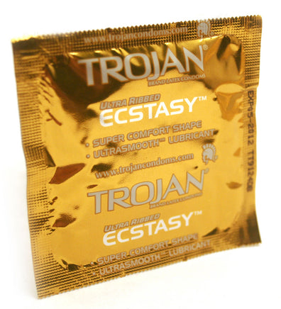 Trojan Ecstasy Ultra Ribbed Condom